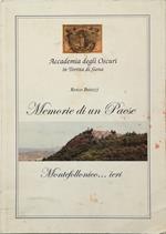 Memorie di un paese Montefollonico... ieri