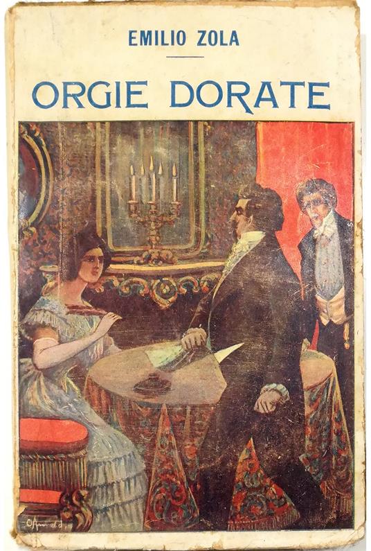 Orgie dorate Nuova versione italiana - Émile Zola - copertina
