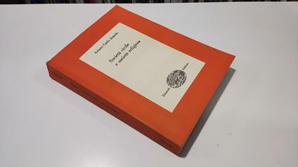 Società civile e società religiosa - Arturo Carlo Jemolo - copertina