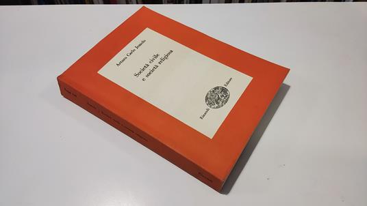 Società civile e società religiosa - Arturo Carlo Jemolo - copertina