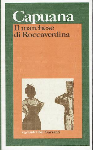 Il marchese di Roccaverdina - Luigi Capuana - copertina