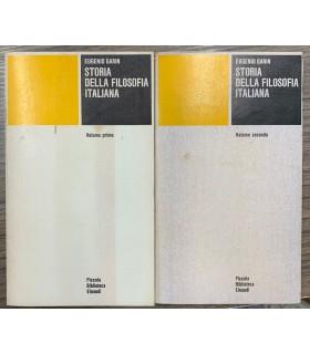 Storia della filosifa italiana. 2 voll - Eugenio Garin - copertina