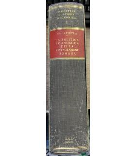 La politica economica della restaurazione romana - Raffaele Colapietra - copertina