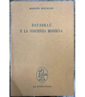 Rousseau e la coscienza moderna - Rodolfo Mondolfo - copertina