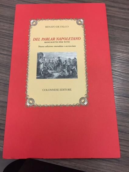 Del parlar napoletano - Renato De Falco - copertina