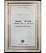 Romolo Murri. Contributo per una biografia