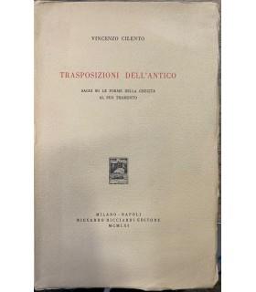 Trasposizioni dell'Antico - Vincenzo Cilento - copertina