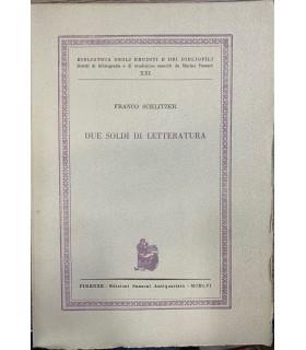 Due soldi di letteratura - Franco Schlitzer - copertina