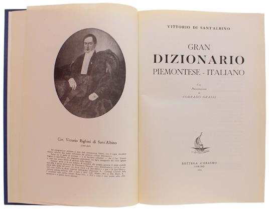 Gran Dizionario Piemontese-Italiano - Vittorio Sant'Albino - copertina