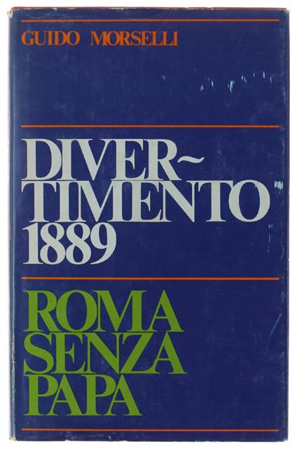 Divertimento 1889 - Roma Senza Papa - Guido Morselli - copertina