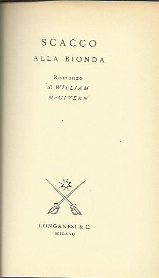 Scacco alla bionda - William McGivern - copertina