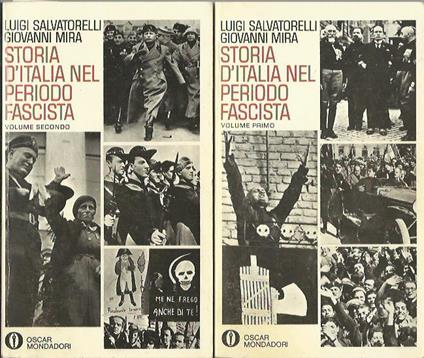 Storia d'Italia nel periodo fascista (2 volumi) - copertina