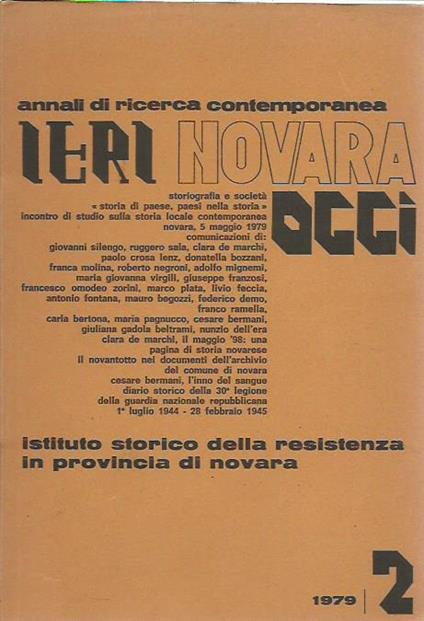 Ieri Novara Oggi - 2/1979 - copertina