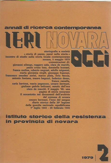 Ieri Novara Oggi - 2/1979 - copertina