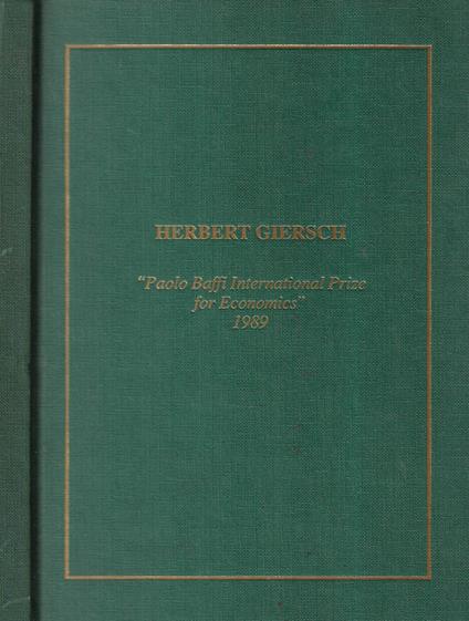 Herbert Giersch - copertina