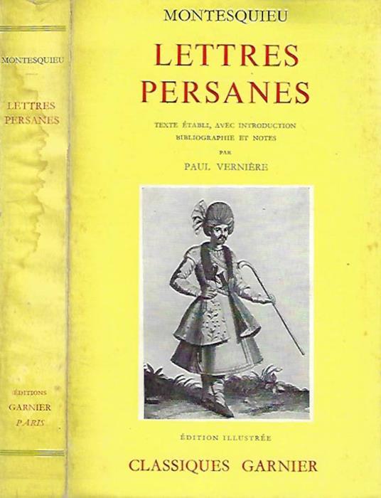 Lettres Persanes - Charles L. de Montesquieu - copertina