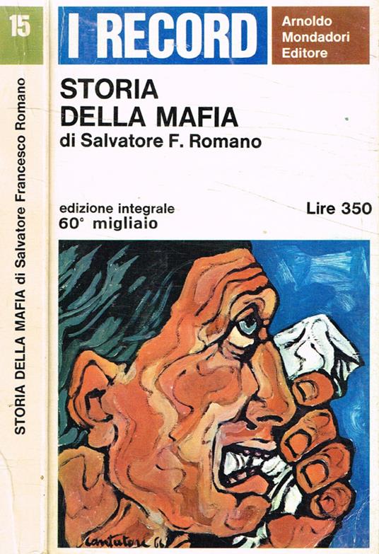 Storia della mafia - Salvatore F. Romano - copertina