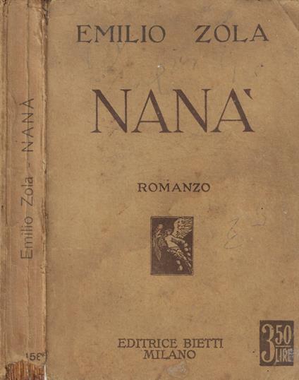 Nanà - Émile Zola - copertina