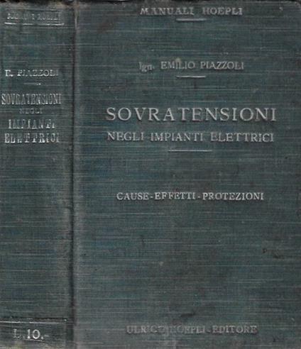 Sovratensioni negli impianti elettrici - copertina