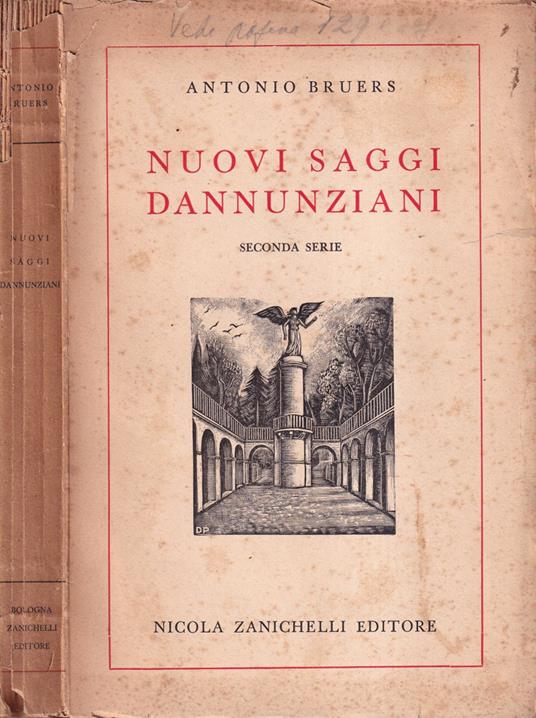 Nuovi saggi dannunziani - Antonio Bruers - copertina