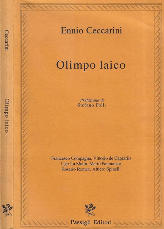 Olimpo laico - Ennio Ceccarini - copertina