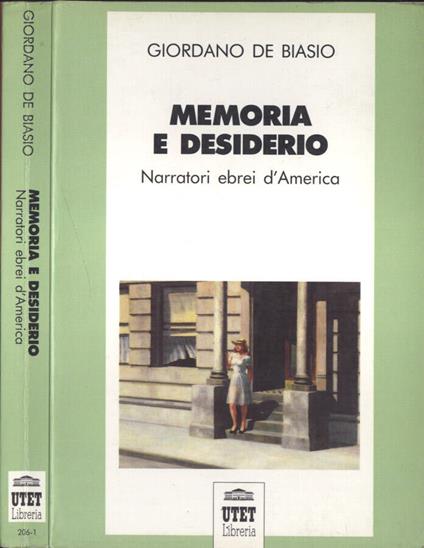 Memoria e desiderio - Giordano De Biasio - copertina