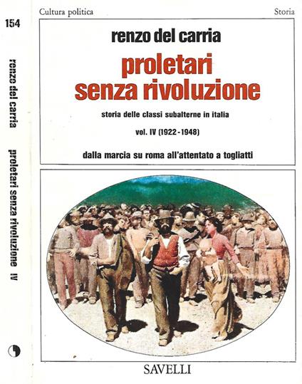 Proletari senza rivoluzione - Renzo Del Carria - copertina