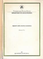 Appunti sulla crescita economica