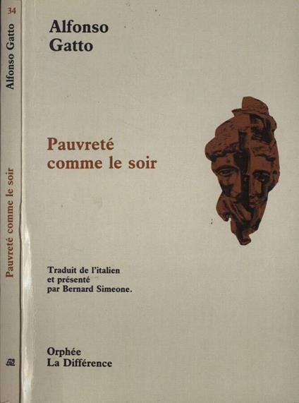 Pauvreté comme le soir - Alfonso Gatto - copertina