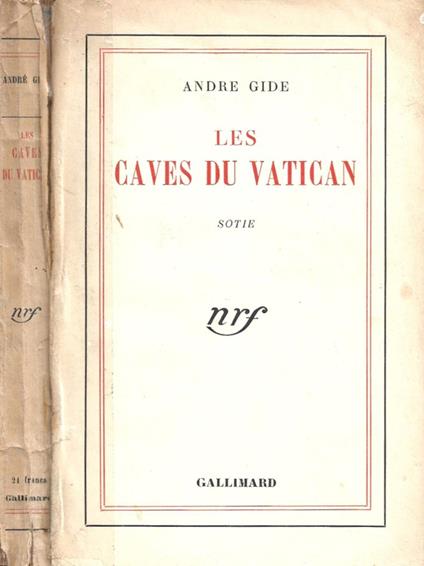 Les Caves du Vatican - André Gide - copertina