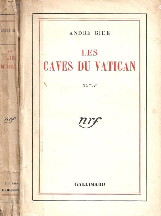 Les Caves du Vatican - André Gide - copertina
