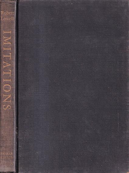 Imitations - Robert Lowell - copertina