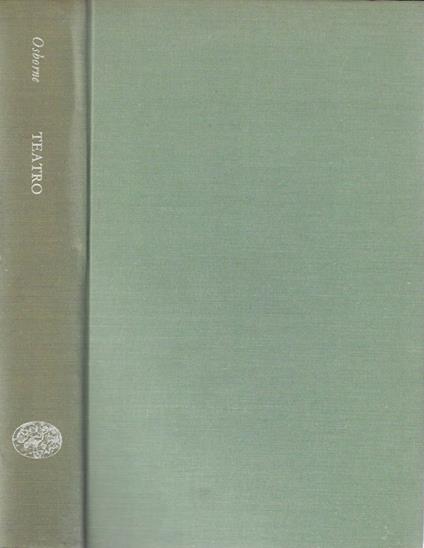 Teatro - John Osborne - copertina