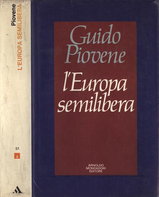 L' Europa semilibera - Guido Piovene - copertina