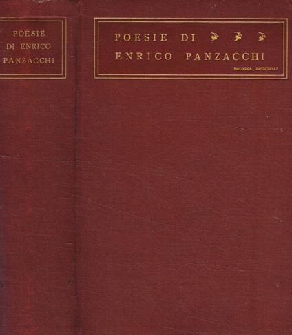 Poesie - Enrico Panzacchi - copertina