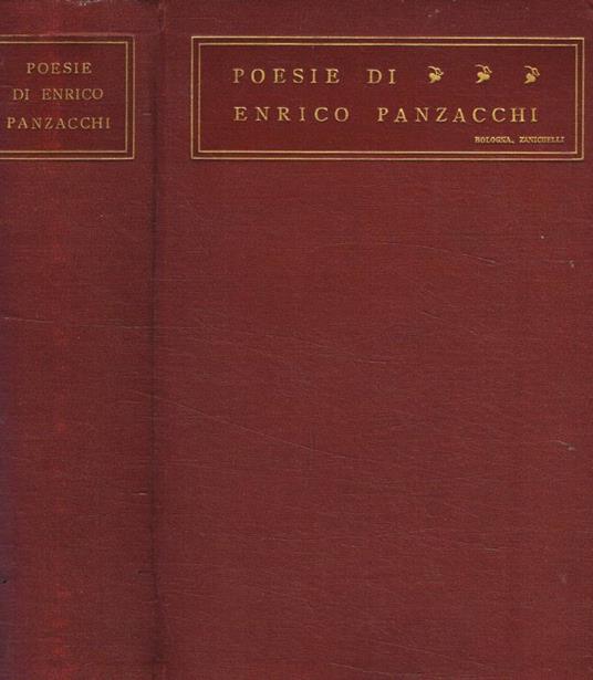 Poesie - Enrico Panzacchi - copertina