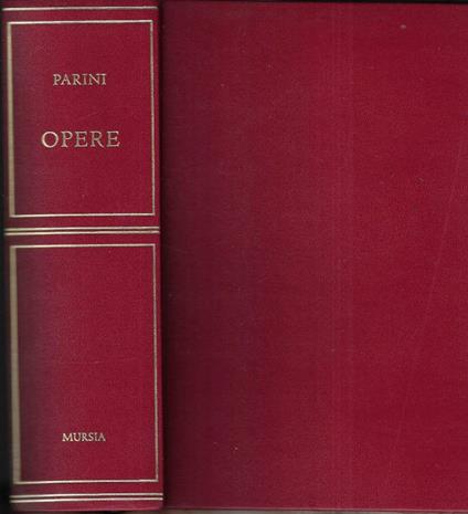 Opere - Giuseppe Parini - copertina