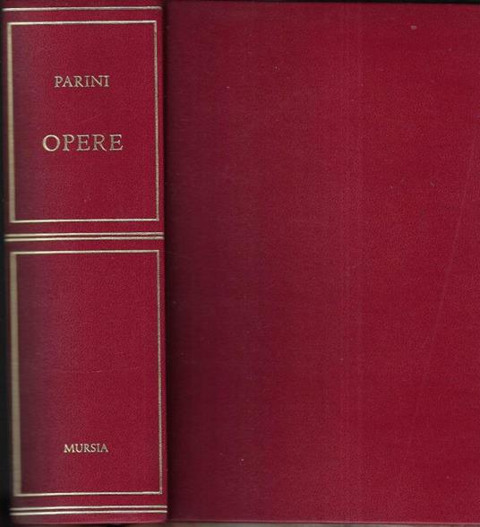 Opere - Giuseppe Parini - copertina