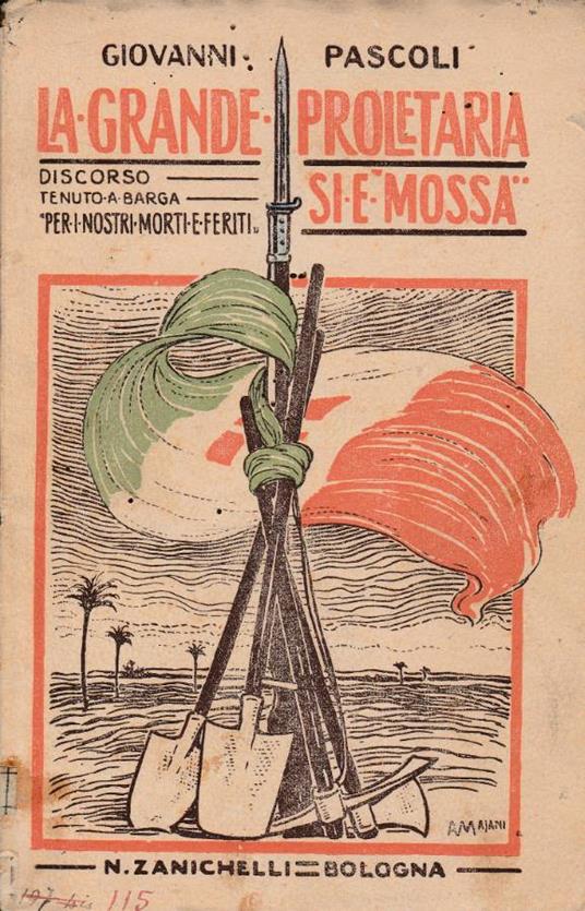 La grande proletaria si è mossa - Giovanni Pascoli - copertina