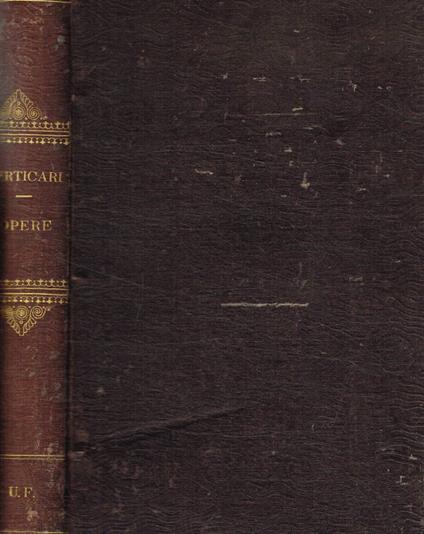 Opere - Giulio Perticari - copertina
