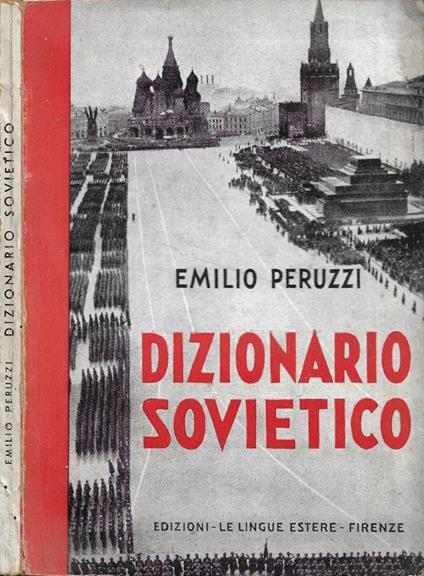 Dizionario Sovietico - Emilio Peruzzi - copertina