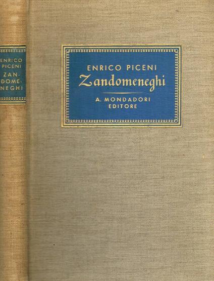 Zandomeneghi - Enrico Piceni - copertina