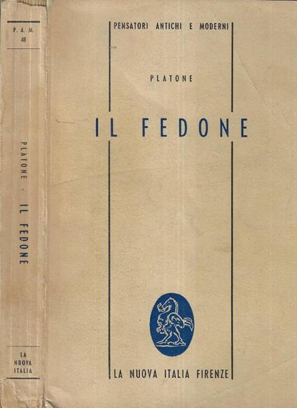 Il Fedone - Platone - copertina
