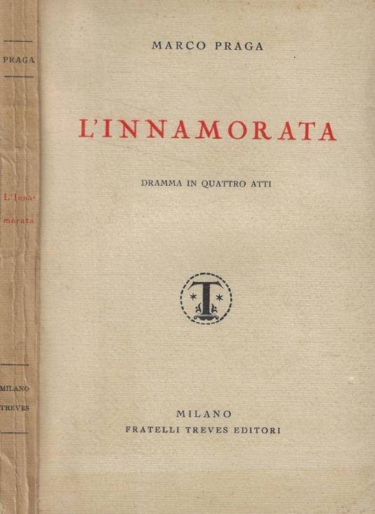 L' innamorata - Marco Praga - copertina