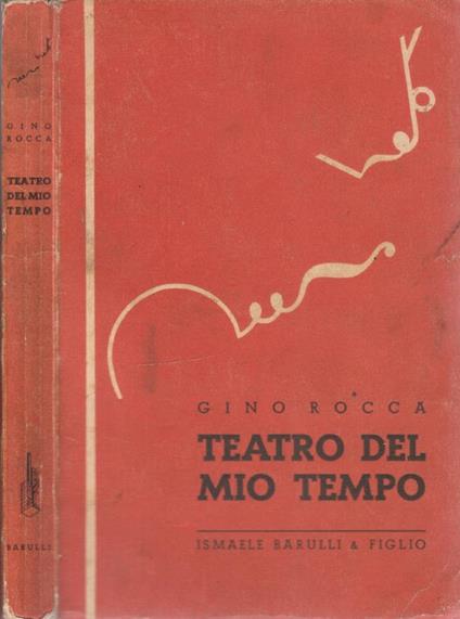 Teatro del mio tempo - Gino Rocca - copertina