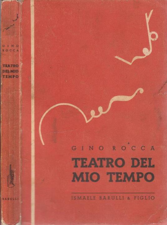 Teatro del mio tempo - Gino Rocca - copertina