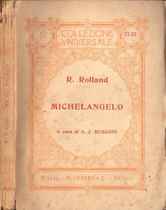 Michelangelo - Romain Rolland - copertina
