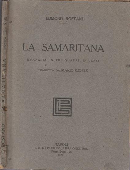 La samaritana - Edmond Rostand - copertina