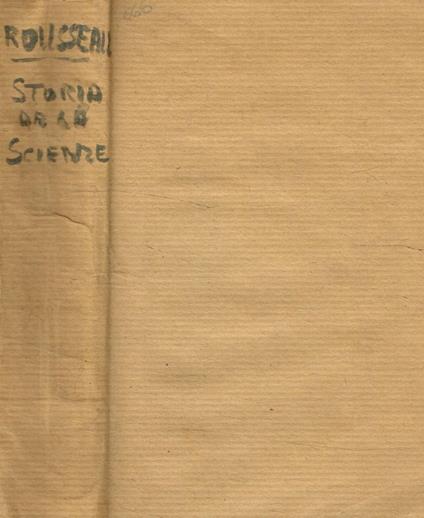 Histoire de la science - Pierre Rousseau - copertina