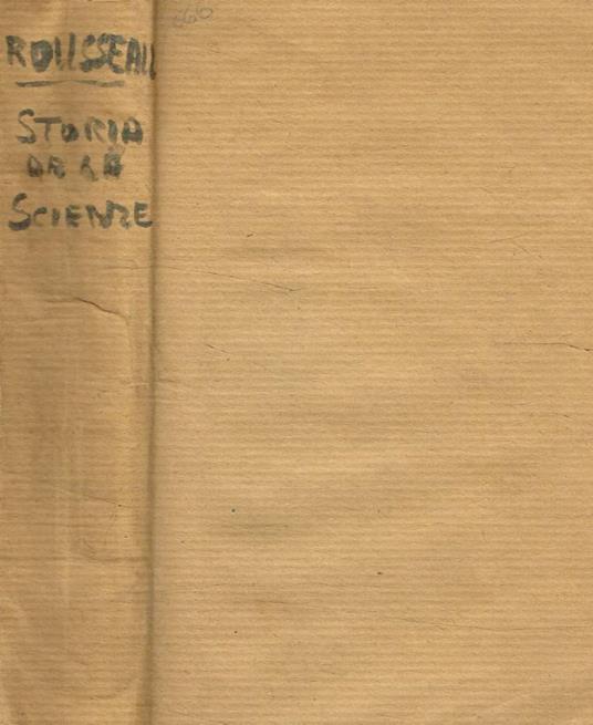 Histoire de la science - Pierre Rousseau - copertina